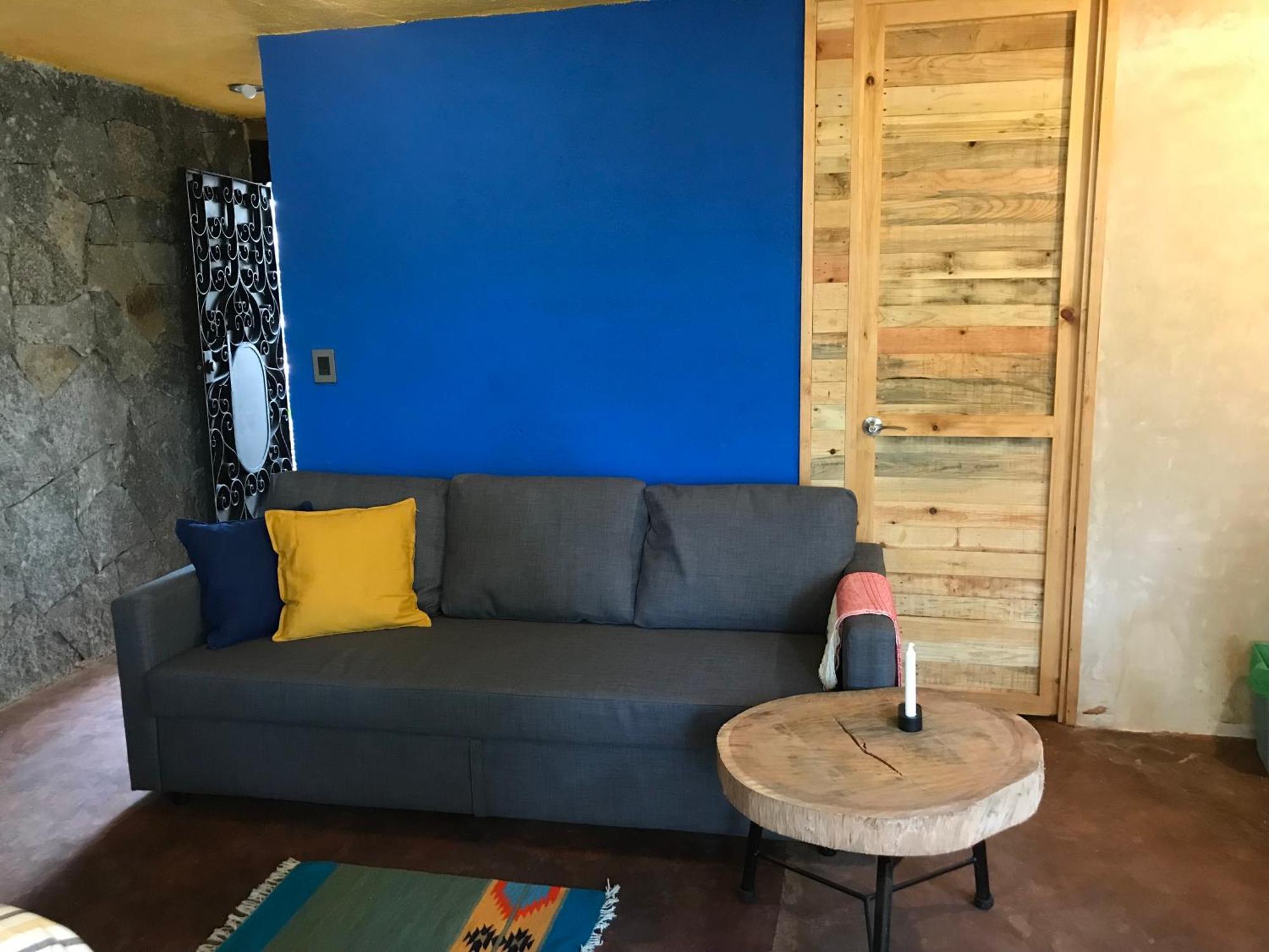 La Cabana Azul Al Fondo Del Bosque De Tepoztlan Ngoại thất bức ảnh