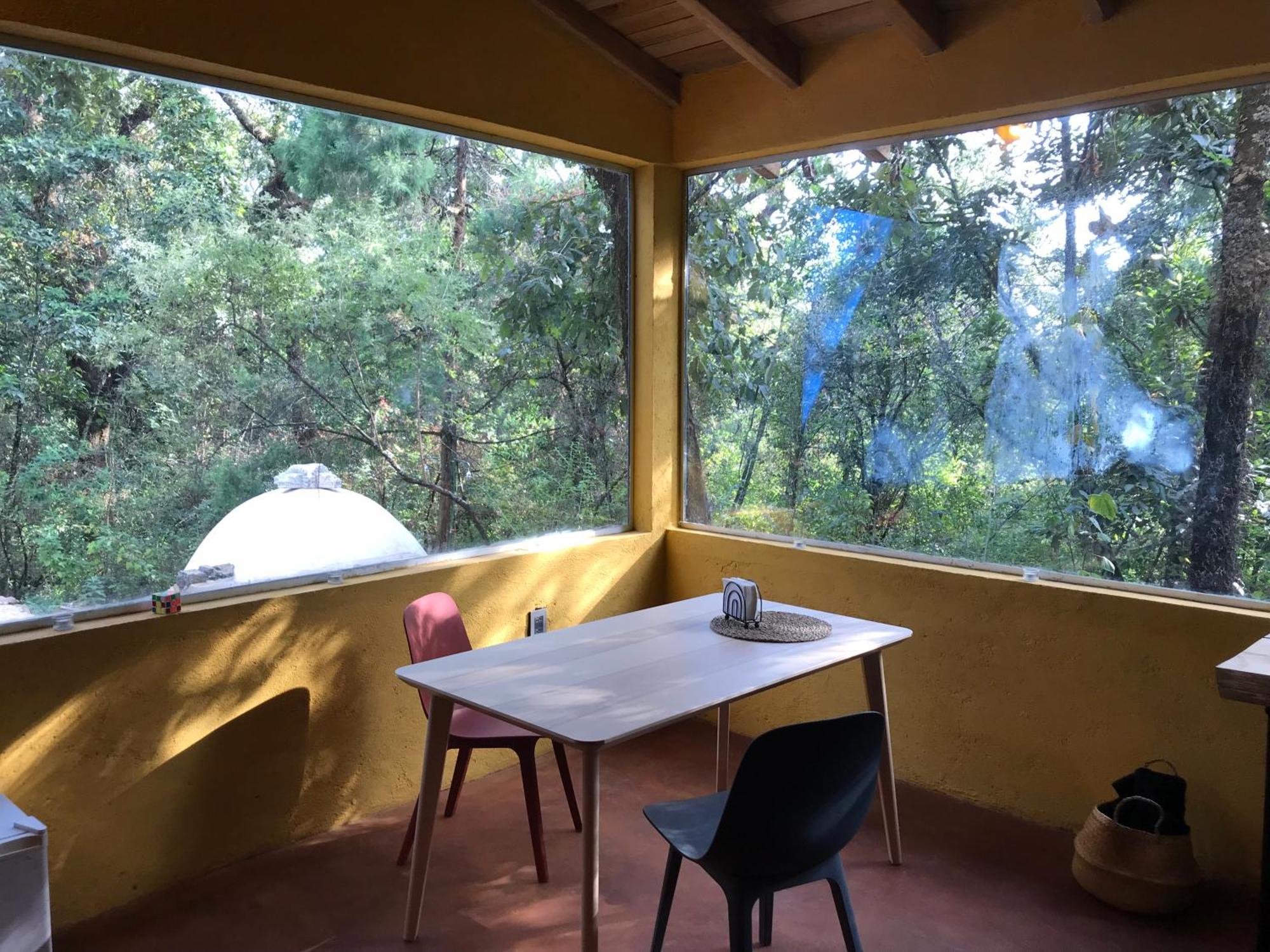 La Cabana Azul Al Fondo Del Bosque De Tepoztlan Ngoại thất bức ảnh
